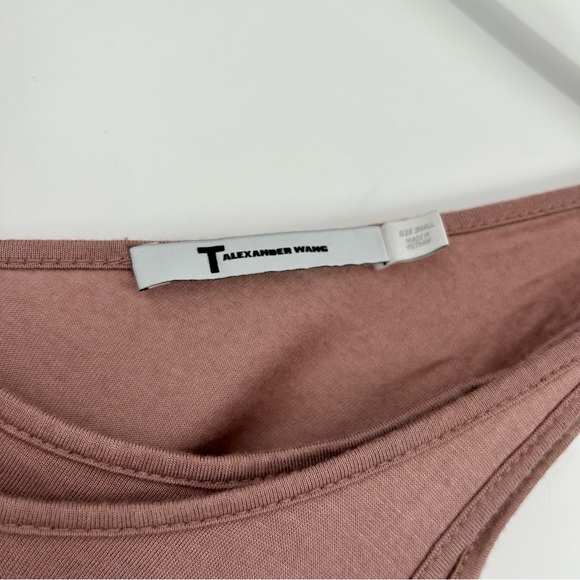 T Alexander Wang Layered Tank with Bralette Taupe Brown Women’s Small - Picture 2 of 5
